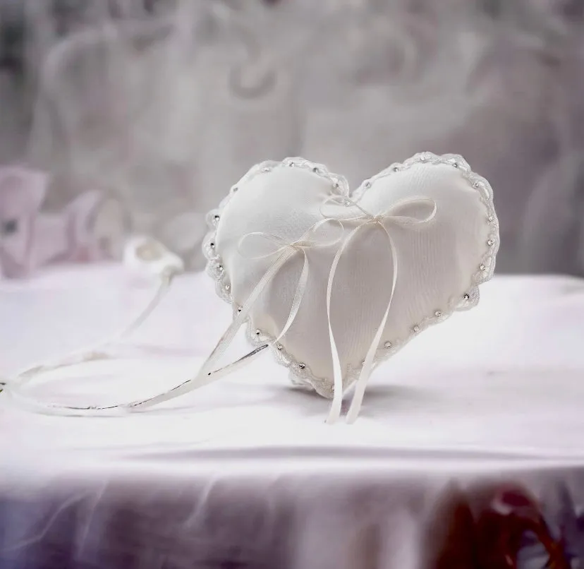 Heart Shape Ring Bearer Cushion