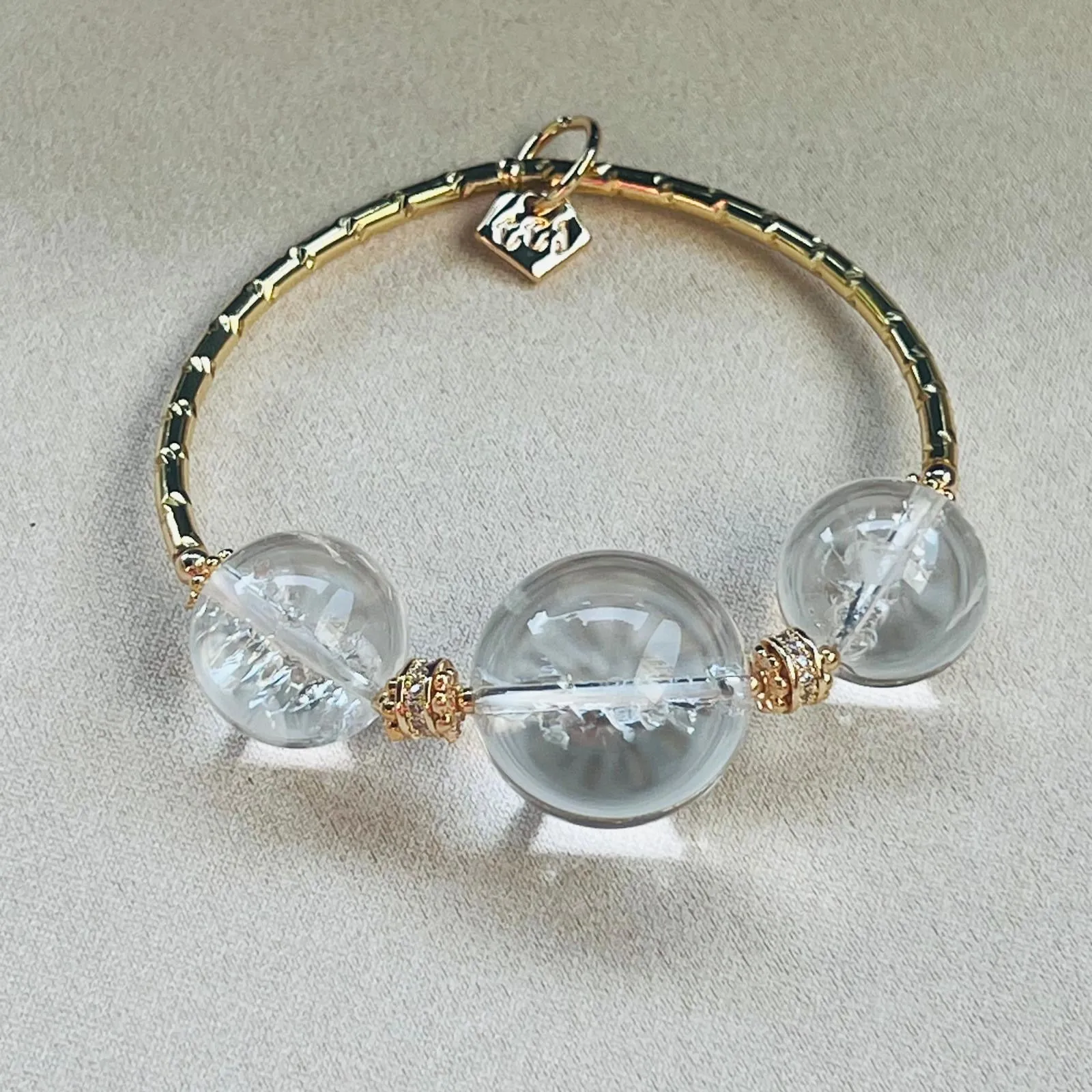Heavenly Himalayan Quartz Diadem Bracelet