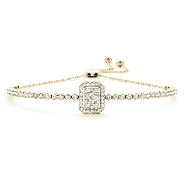 Illusion Emerald Pave Bolo Bracelet