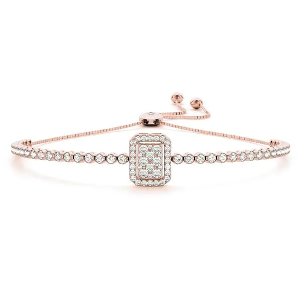 Illusion Emerald Pave Bolo Bracelet