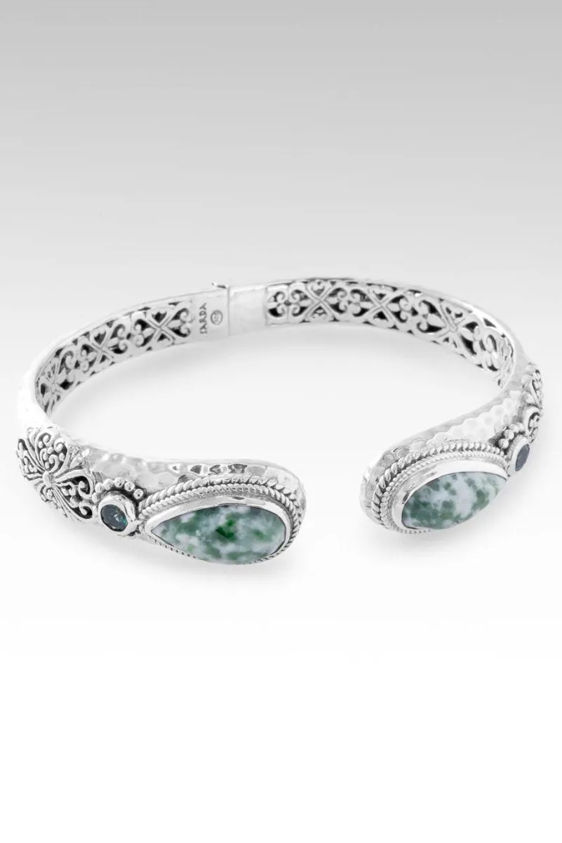 In Everything Give Thanks Tip-to-Tip Bracelet™ in Kingfisher Quartz