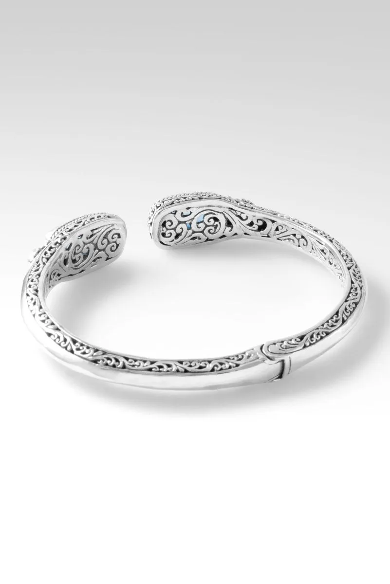 Infinite Trust Tip-to-Tip Bracelet™ in Serenity Blue Chalcedony