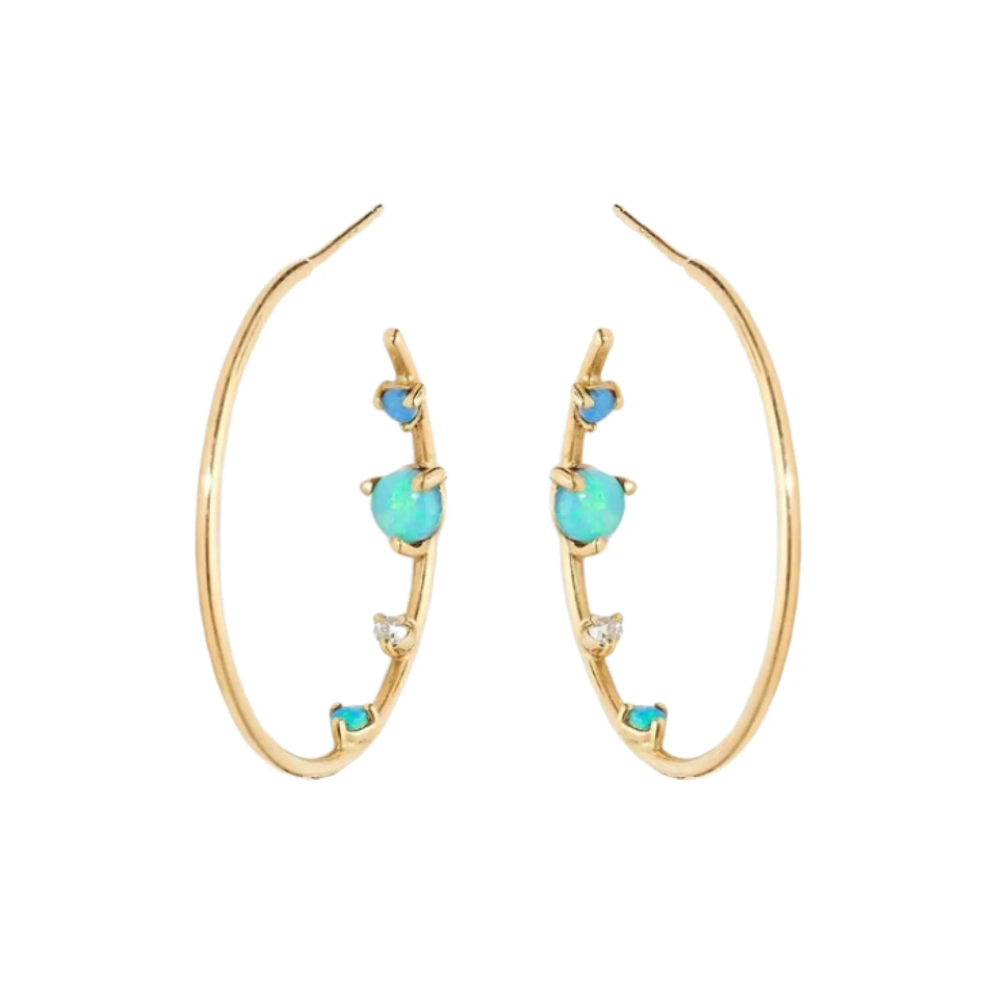 Inverted Hoop Earrings