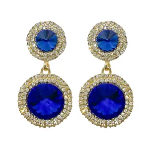 Jasmine Earrings - Sapphire