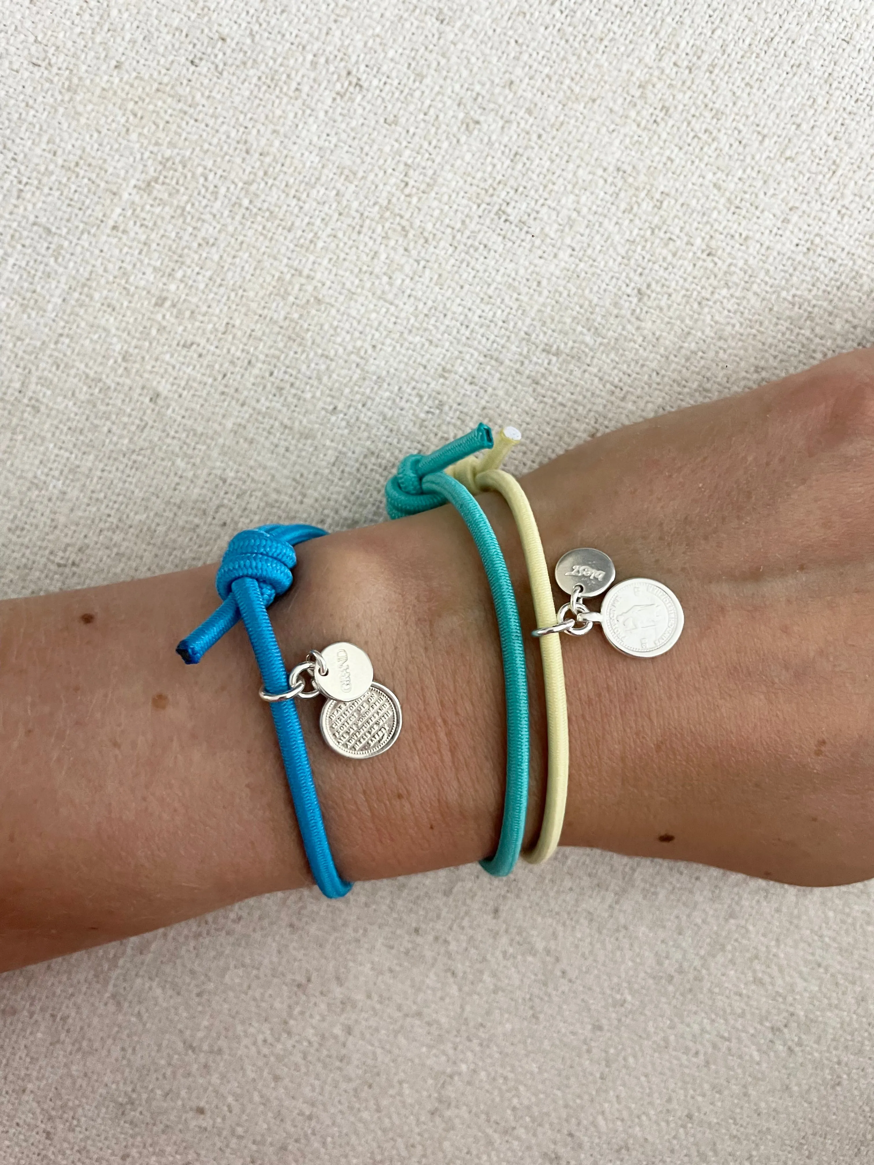 KNOT BRACELET SEA BLUE