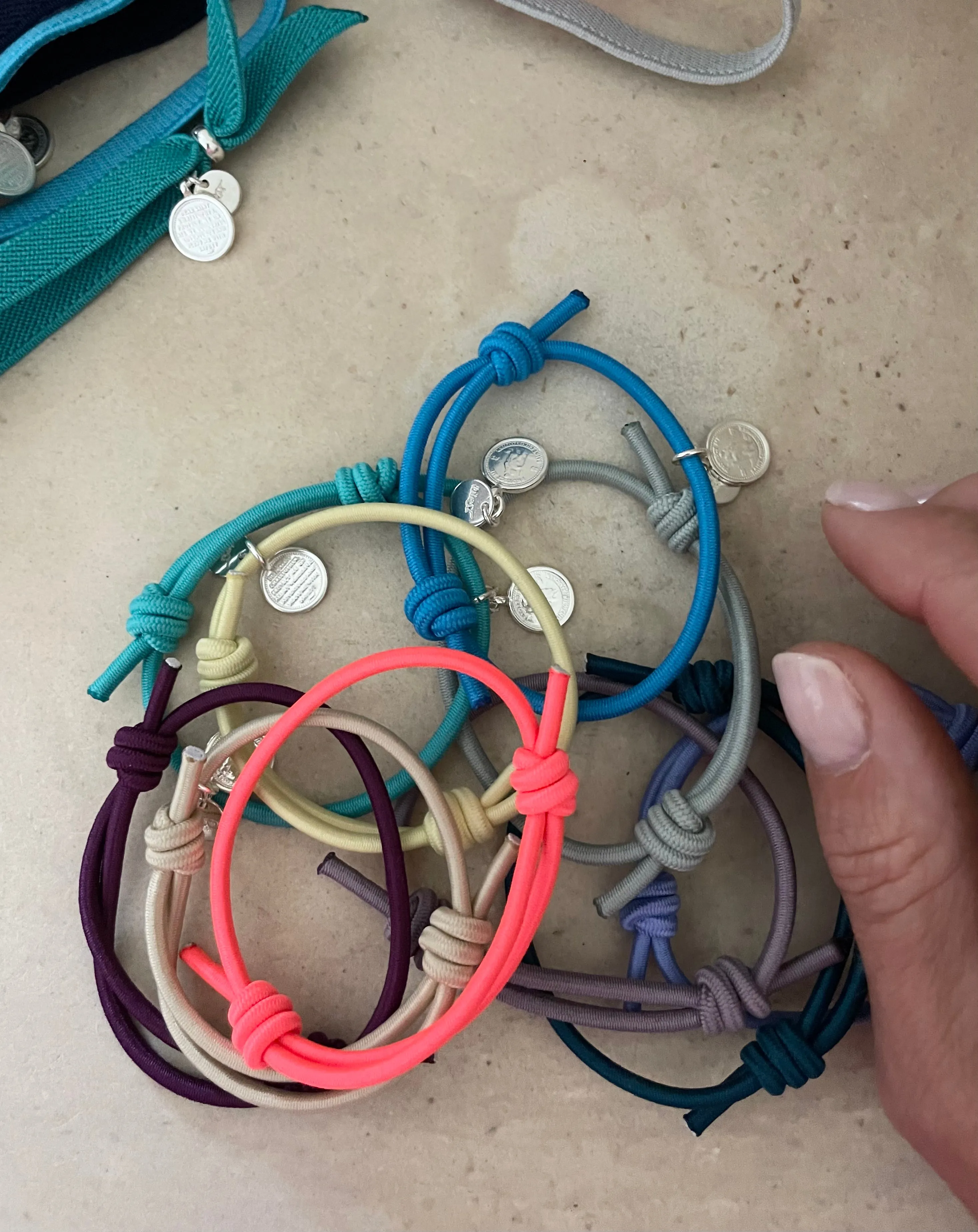 KNOT BRACELET SEA BLUE