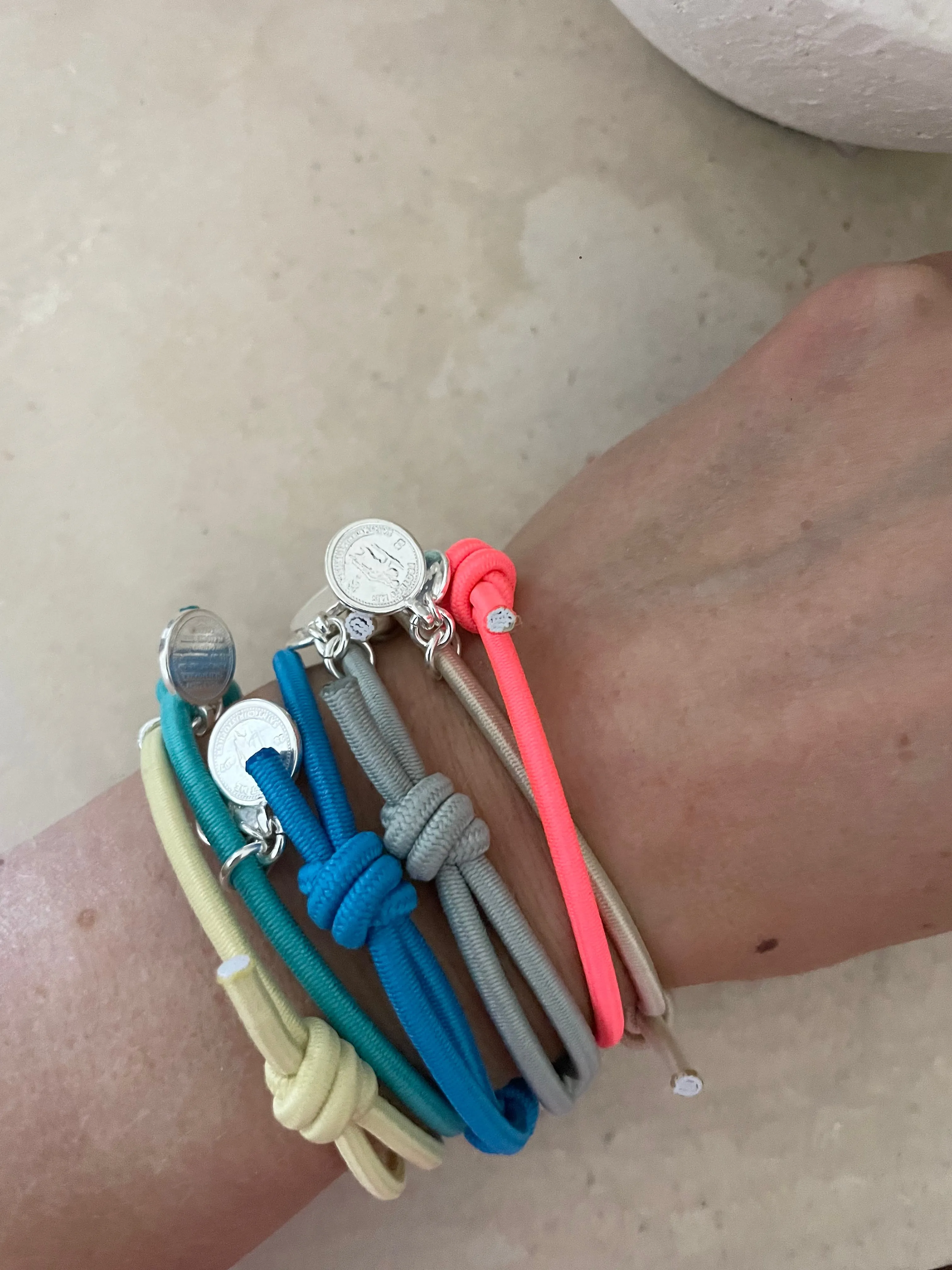 KNOT BRACELET SEA BLUE
