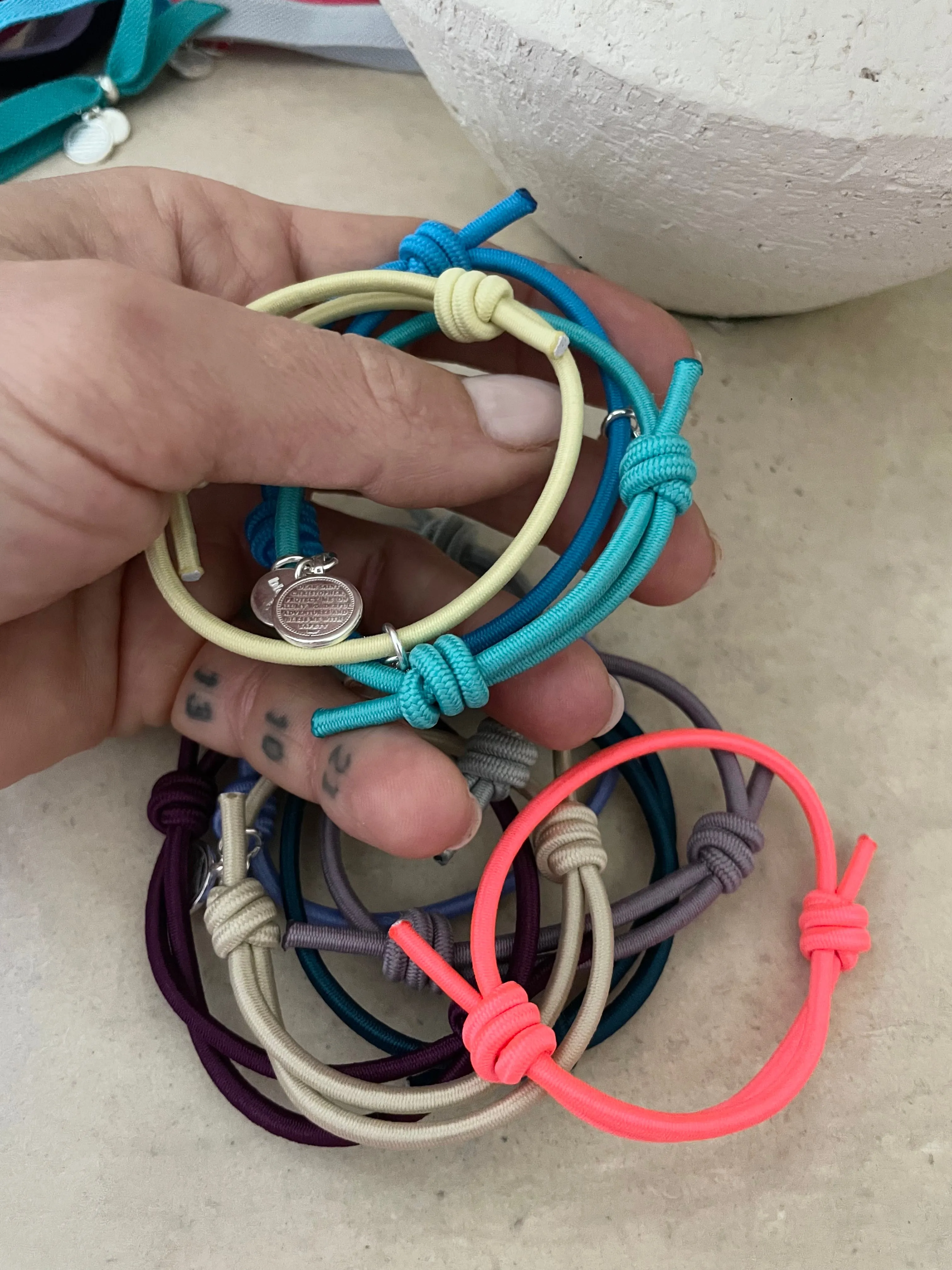 KNOT BRACELET SEA BLUE