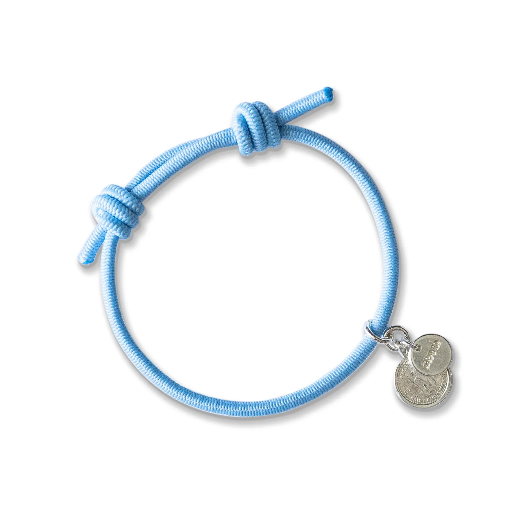 KNOT BRACELET VANILLA SKY BLUE