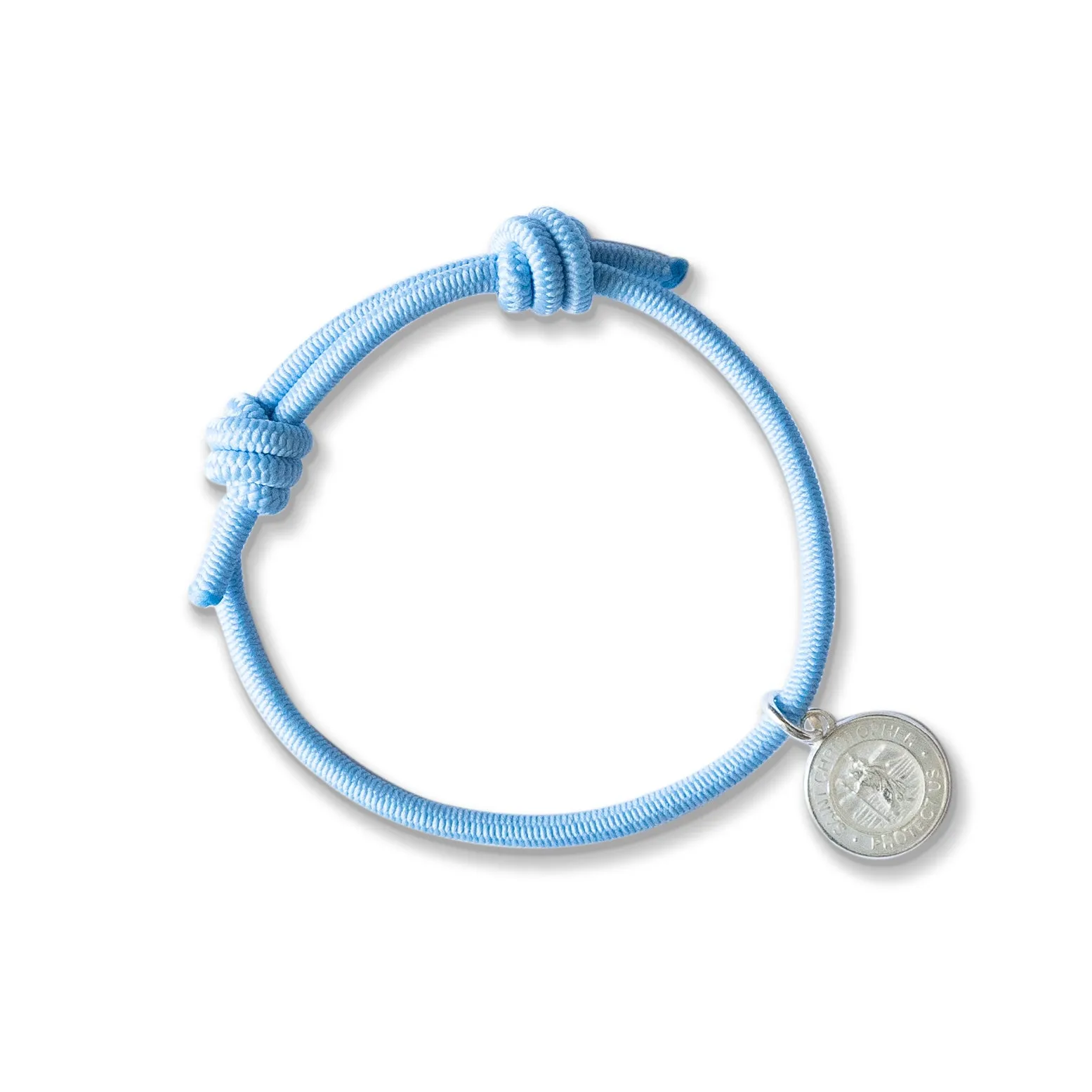 KNOT BRACELET VANILLA SKY BLUE