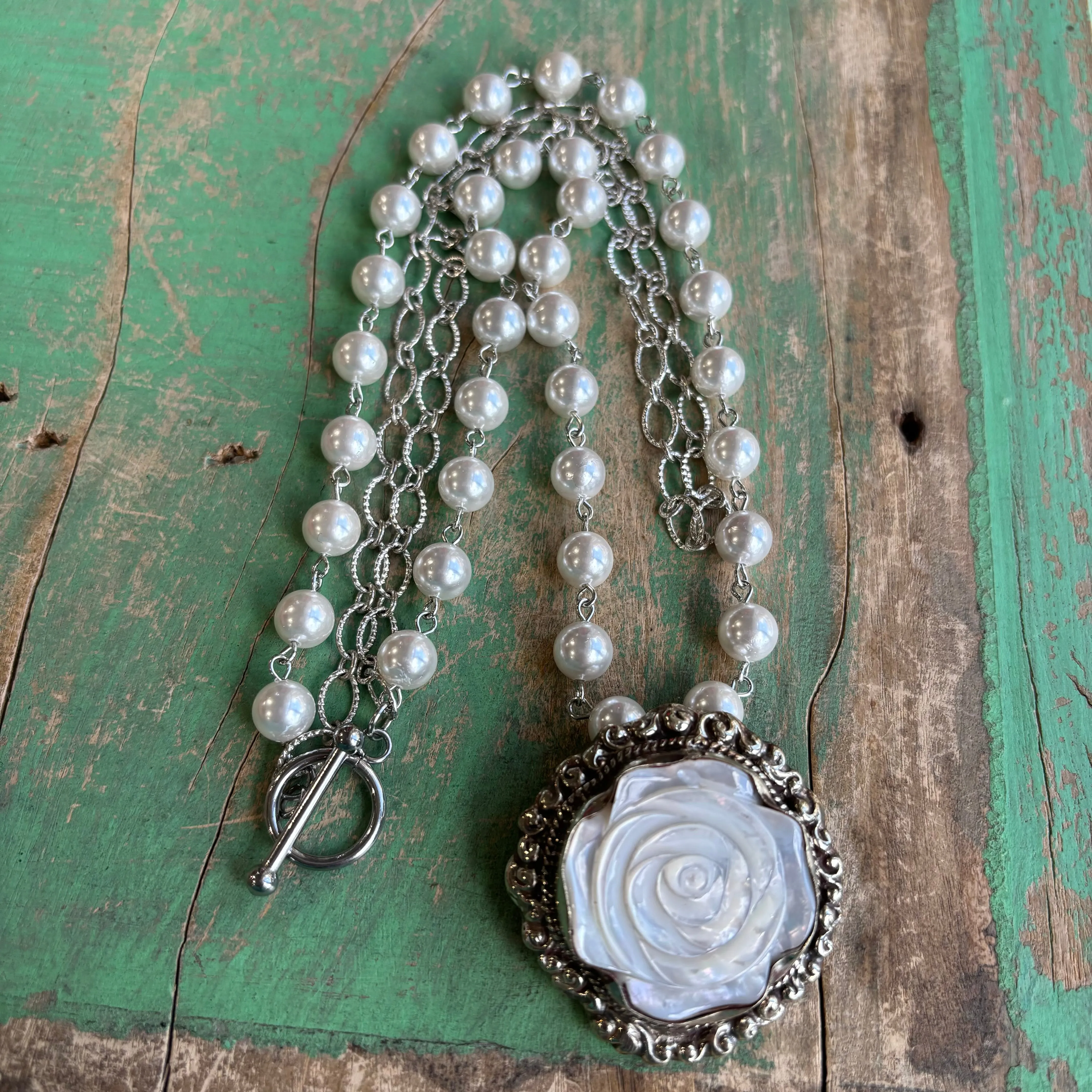 Lady's Rose Necklace, Bracelet or Earrings