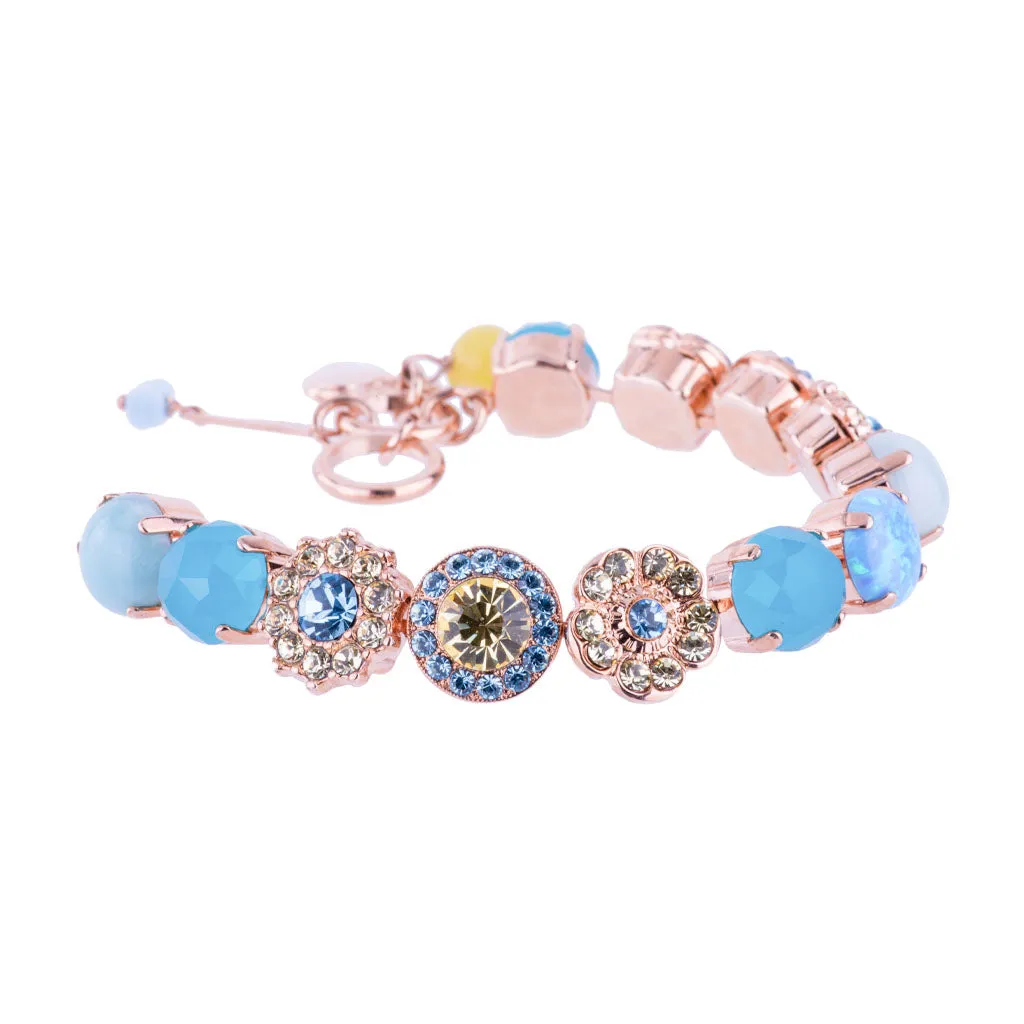 Large Elemental Bracelet in "Aqua Vista" *Custom*