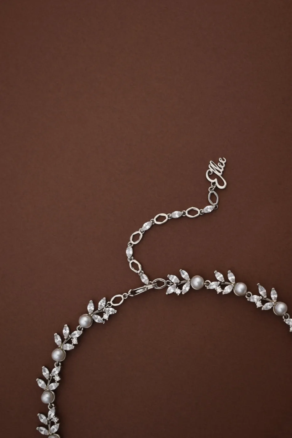 LEEN Simulated Diamond and Pearl Jewelry Set