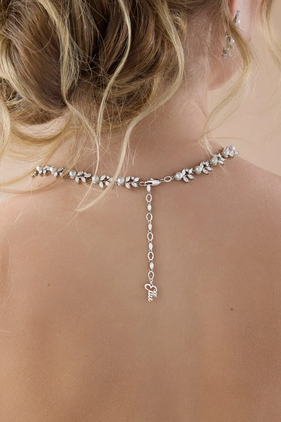 LEEN Simulated Diamond and Pearl Jewelry Set