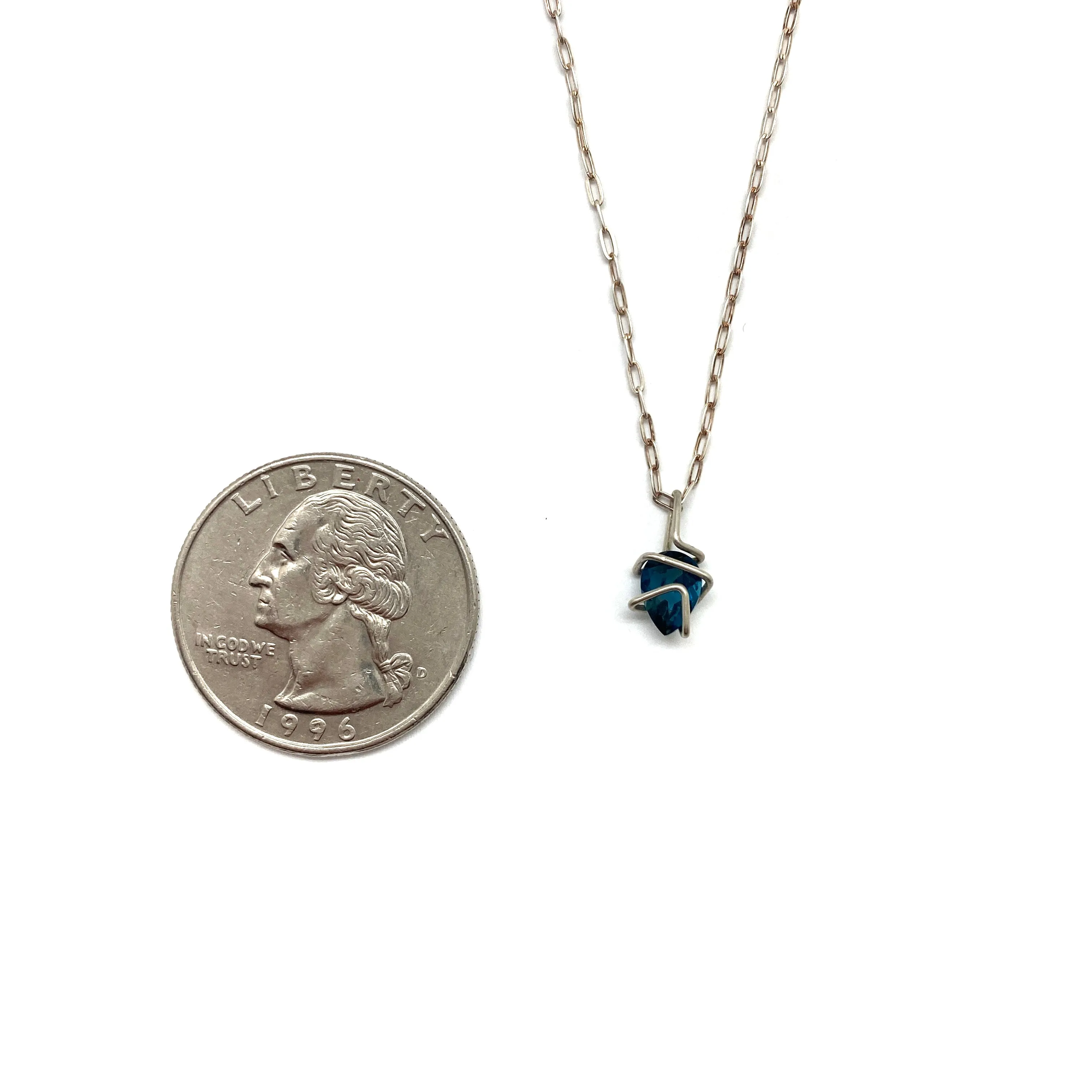 London Blue Topaz Pendant Necklace