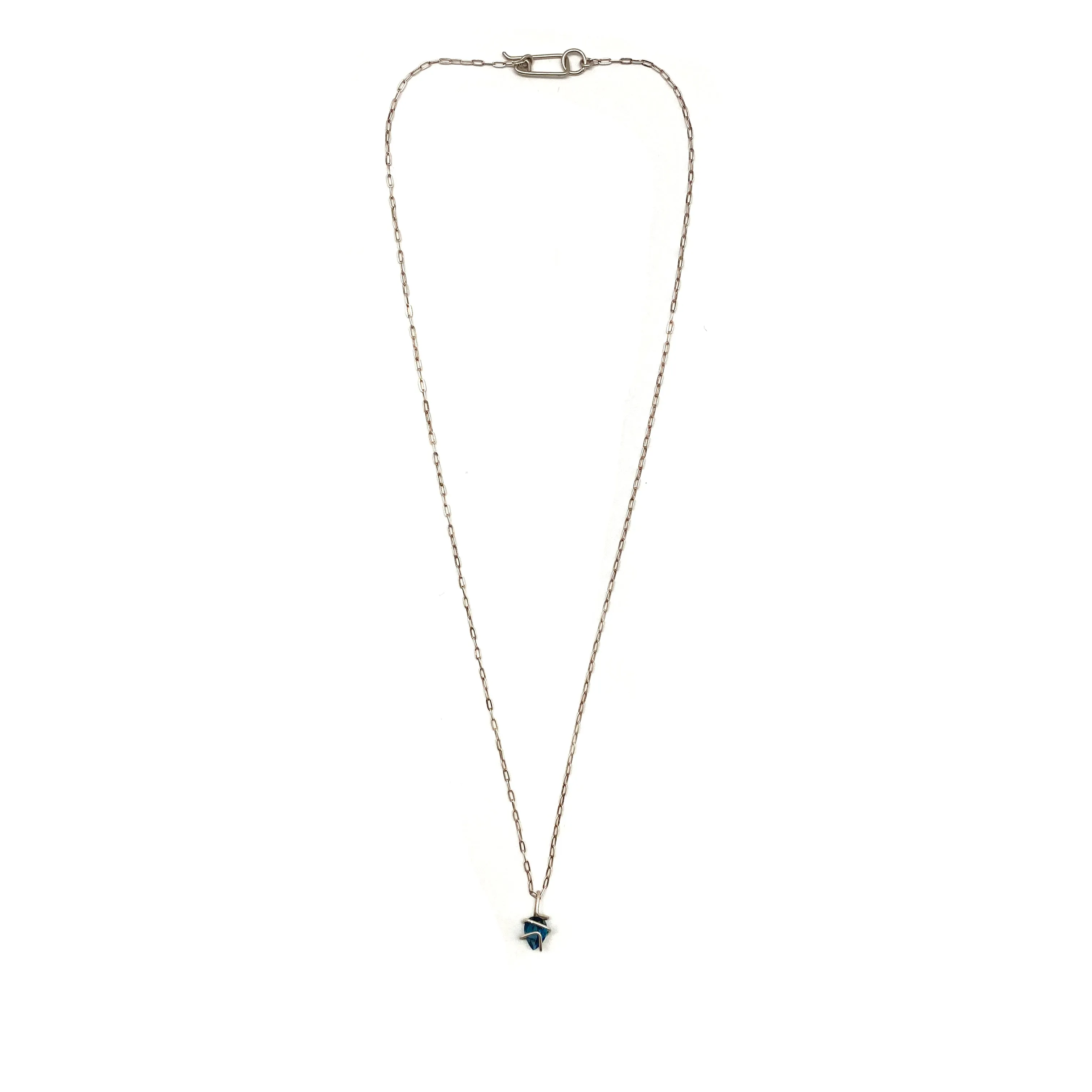 London Blue Topaz Pendant Necklace