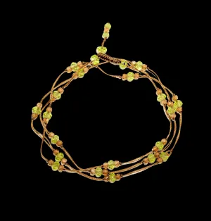 Loopy Duo Bracelets / Necklace - Peridot