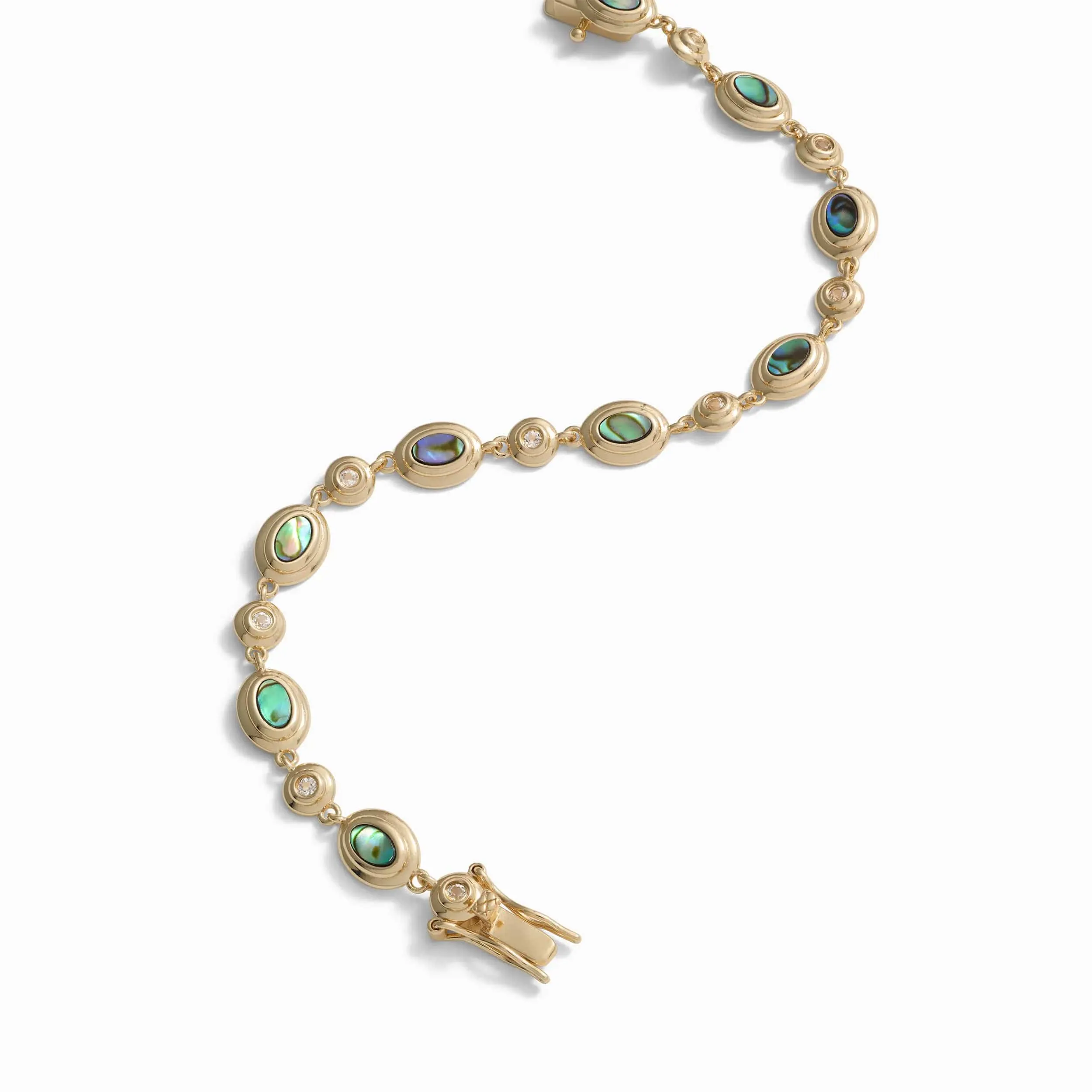 Men's Abalone Tennis Bracelet