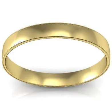 Milgrain Wedding Ring 3mm