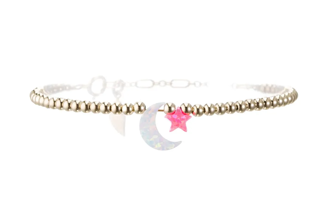 MOON   STAR OPAL BRACELET