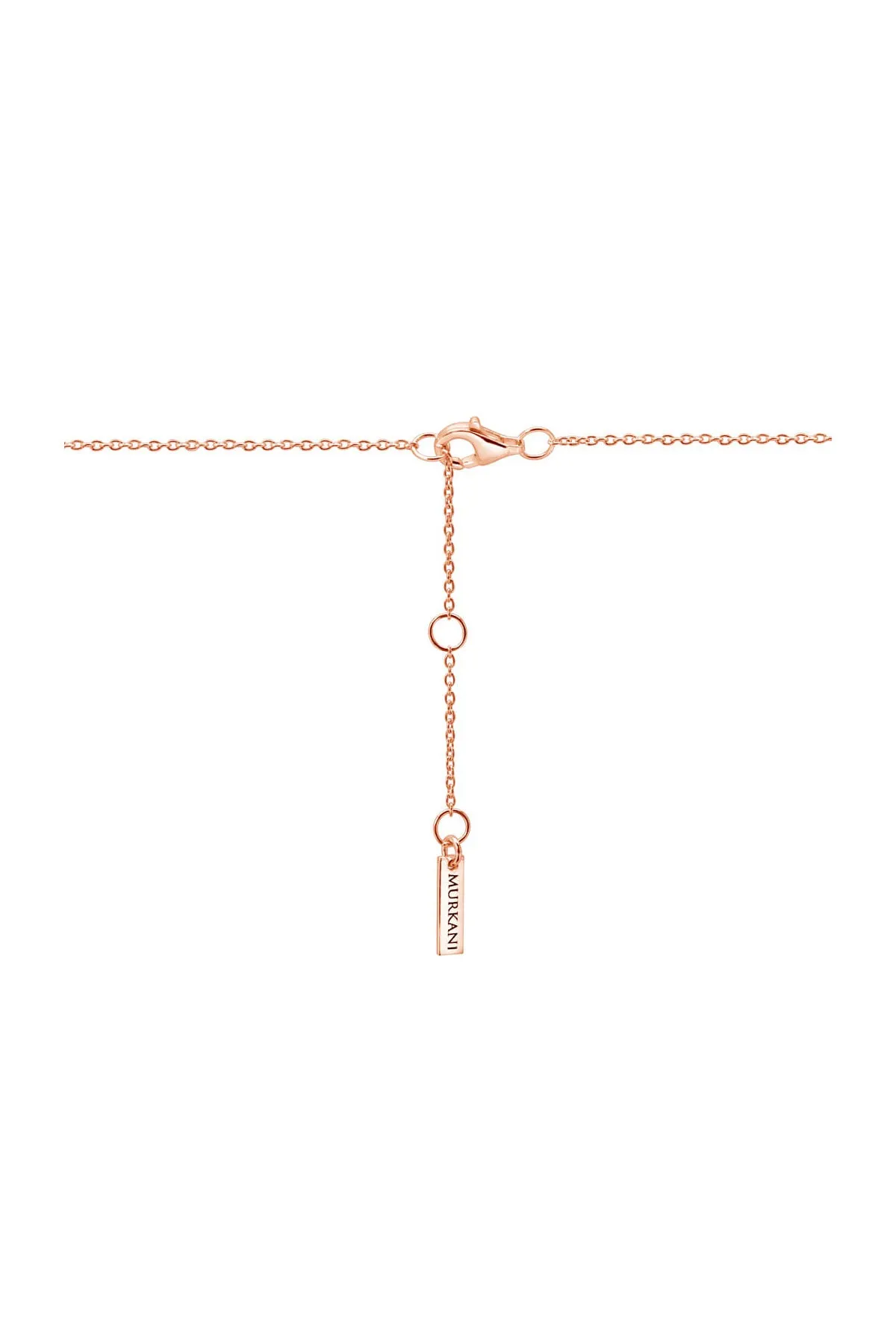 Murkani Rectangle Necklace  - Rose Gold
