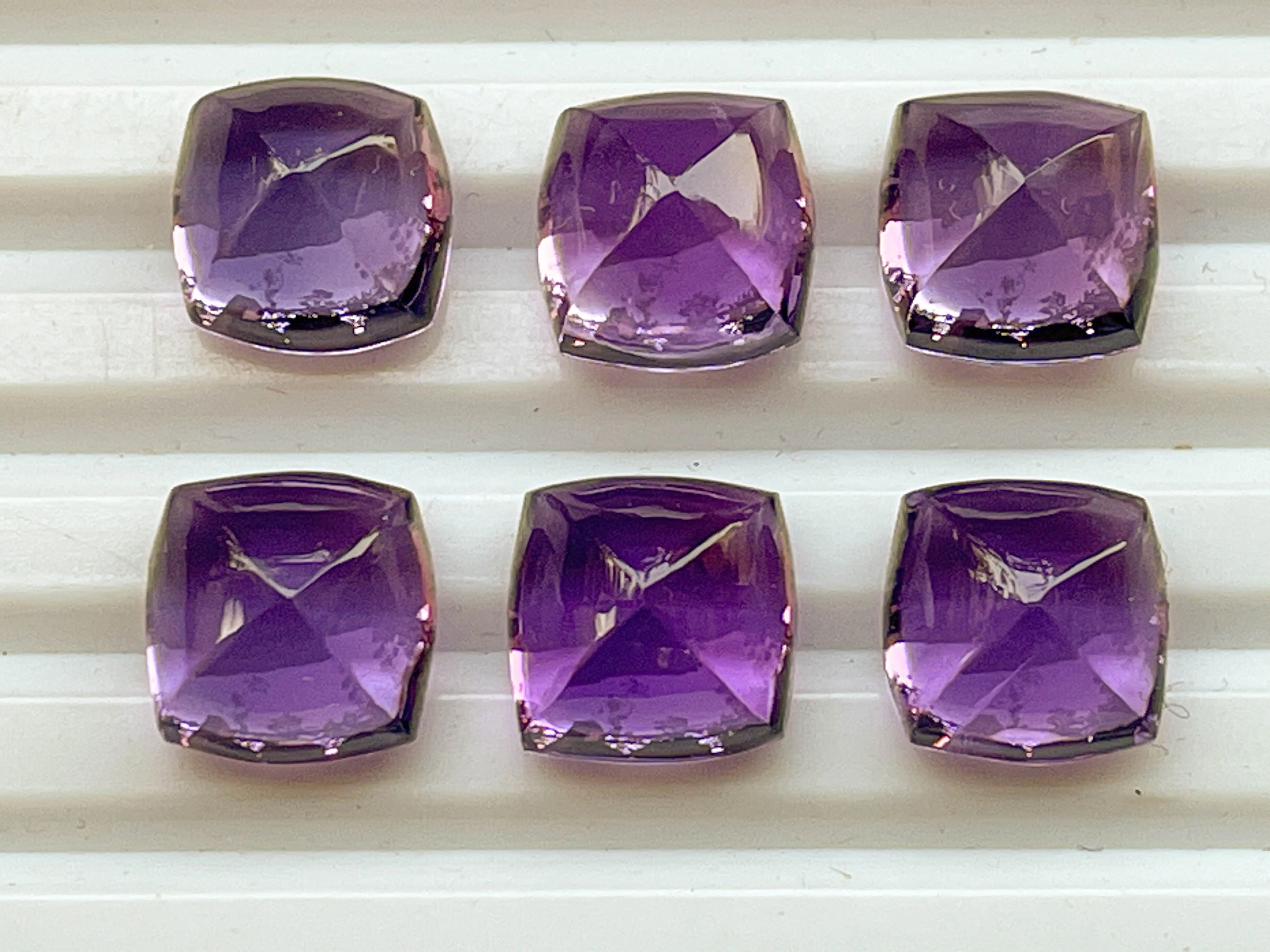 Natural Amethyst Sugarloaf Gemstone