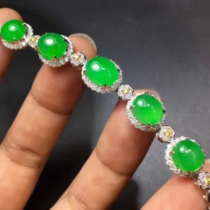 Natural Jade Bracelet Jadeite Bracelet NBT27