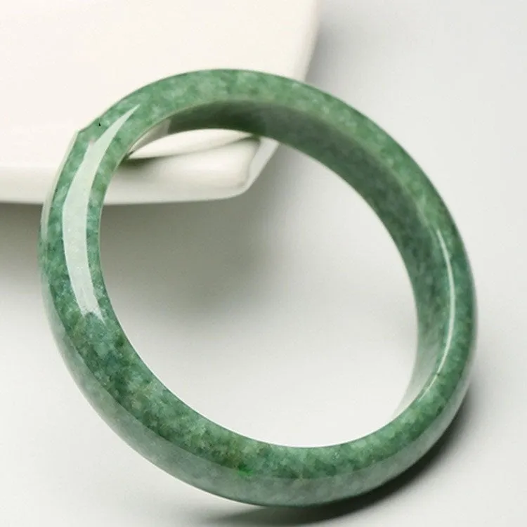 Natural Jade Gemstone Bangle Bracelet, Crystal Healing Bracelet