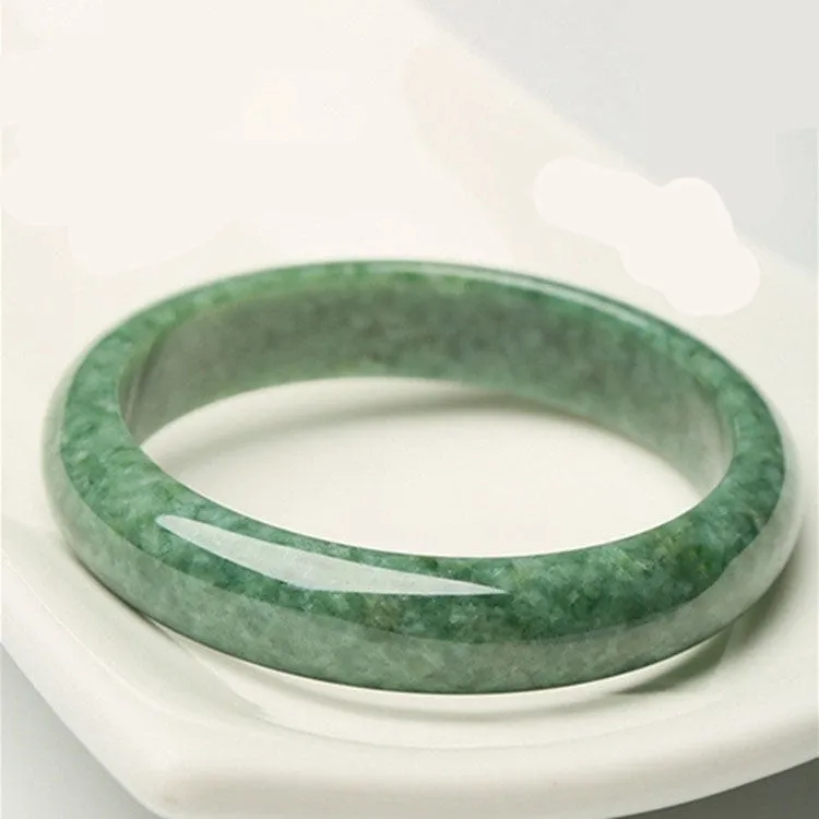 Natural Jade Gemstone Bangle Bracelet, Crystal Healing Bracelet
