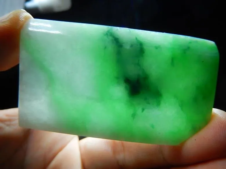 Natural Jade Jadeite Raw (33g, 61X31X5.6mm)