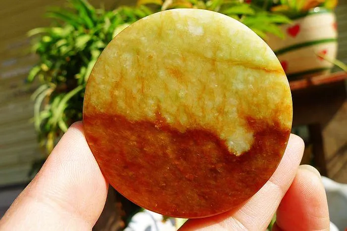 Natural Jade Rough Jadeite Raw (130g,5.5X1.6cm)