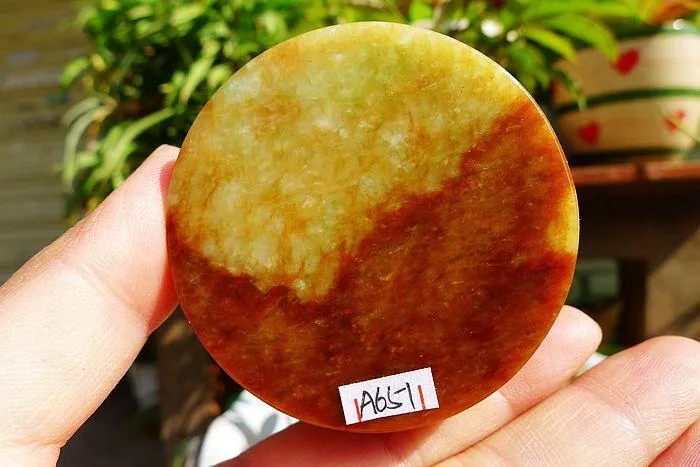 Natural Jade Rough Jadeite Raw (130g,5.5X1.6cm)