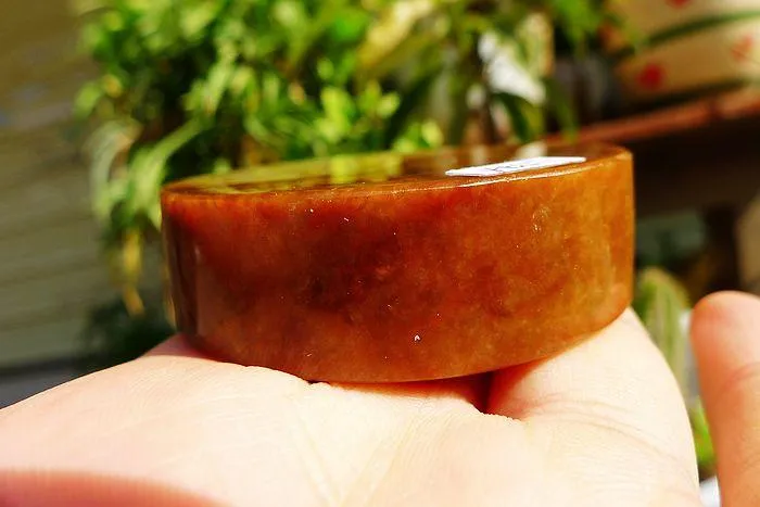 Natural Jade Rough Jadeite Raw (130g,5.5X1.6cm)