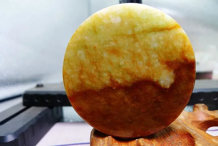 Natural Jade Rough Jadeite Raw (130g,5.5X1.6cm)