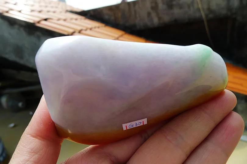 Natural Jade Rough Jadeite Raw (234g,8.9X5.3X2.9cm)