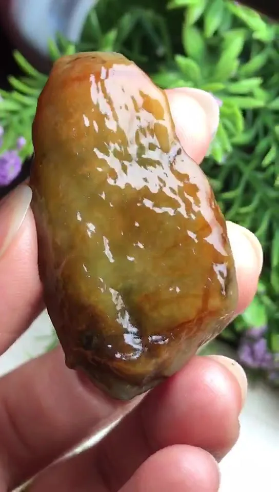 Natural Jade Rough Jadeite Raw (23g,4.7x2.5x0.9cm)-V2979