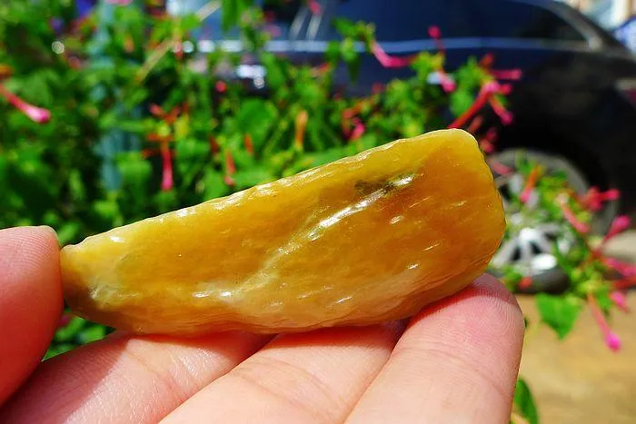 Natural Jade Rough Jadeite Raw (24g,5.7X2.2X0.9cm)
