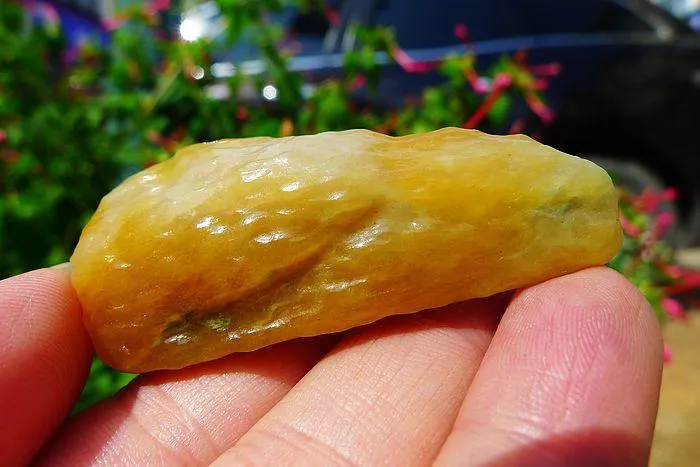 Natural Jade Rough Jadeite Raw (24g,5.7X2.2X0.9cm)