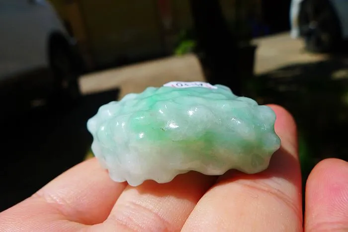 Natural Jade Rough Jadeite Raw (34g,3.8X2.6X1.6cm)