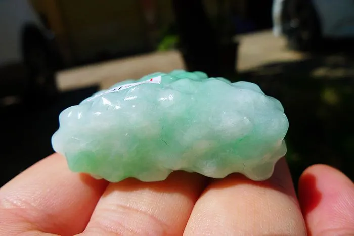 Natural Jade Rough Jadeite Raw (34g,3.8X2.6X1.6cm)