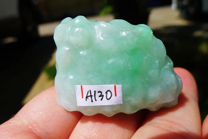 Natural Jade Rough Jadeite Raw (34g,3.8X2.6X1.6cm)