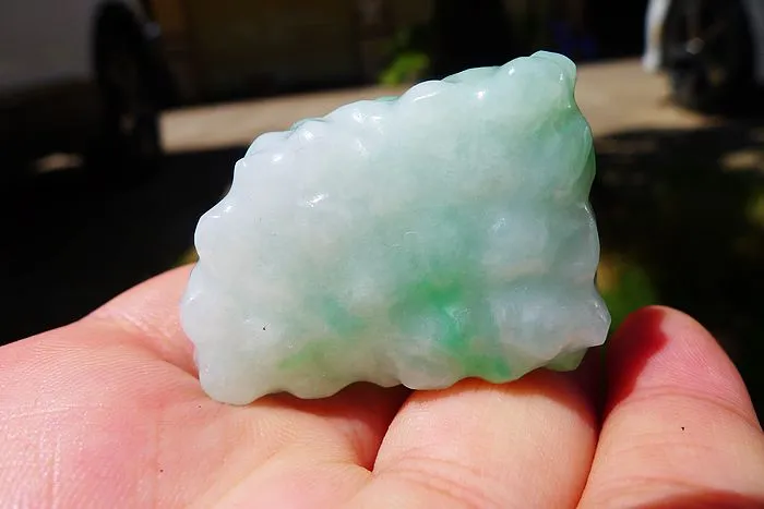 Natural Jade Rough Jadeite Raw (34g,3.8X2.6X1.6cm)