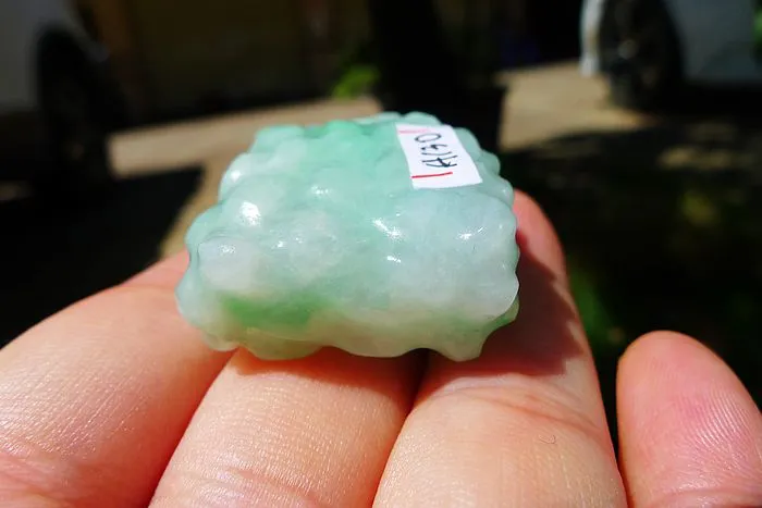 Natural Jade Rough Jadeite Raw (34g,3.8X2.6X1.6cm)