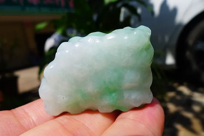Natural Jade Rough Jadeite Raw (34g,3.8X2.6X1.6cm)