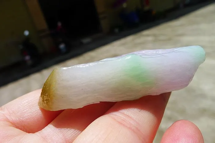 Natural Jade Rough Jadeite Raw (42g,6X2.9X1.4cm)