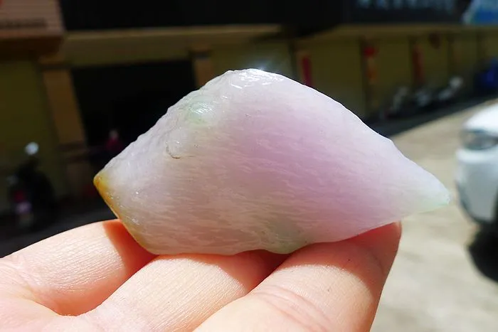 Natural Jade Rough Jadeite Raw (42g,6X2.9X1.4cm)