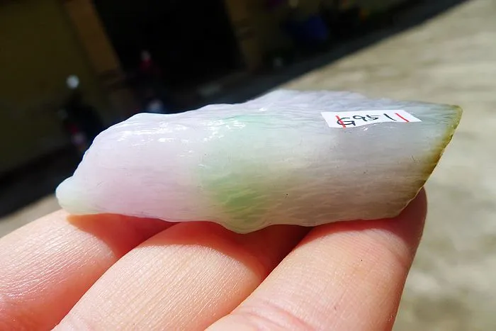 Natural Jade Rough Jadeite Raw (42g,6X2.9X1.4cm)