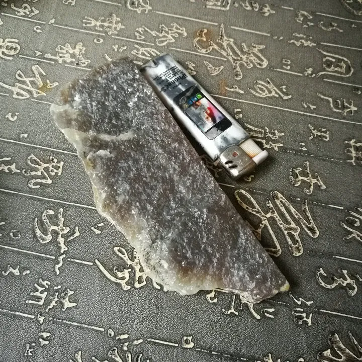 Natural Kunlun Jade Rough Nephrite Raw (178g, 14.5X5X1.5cm)