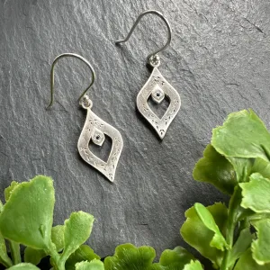 New Window to the Secret Garden Earrings in Sapphire
