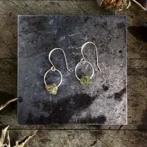 Peridot Birthstone Earring - Gold-Fill   Peridot